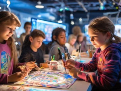 六年级学生在科技与创新中展现出艺术魅力，特别是在绘画科技与创新作品中，通过图片展现他们的创造力和探索精神。