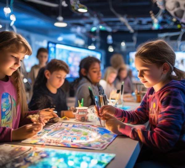 六年级学生在科技与创新中展现艺术魅力—探索六年级绘画科技与创新作品图片 六年级学生在科技与创新中展现艺术魅力—探索六年级绘画科技与创新作品图片